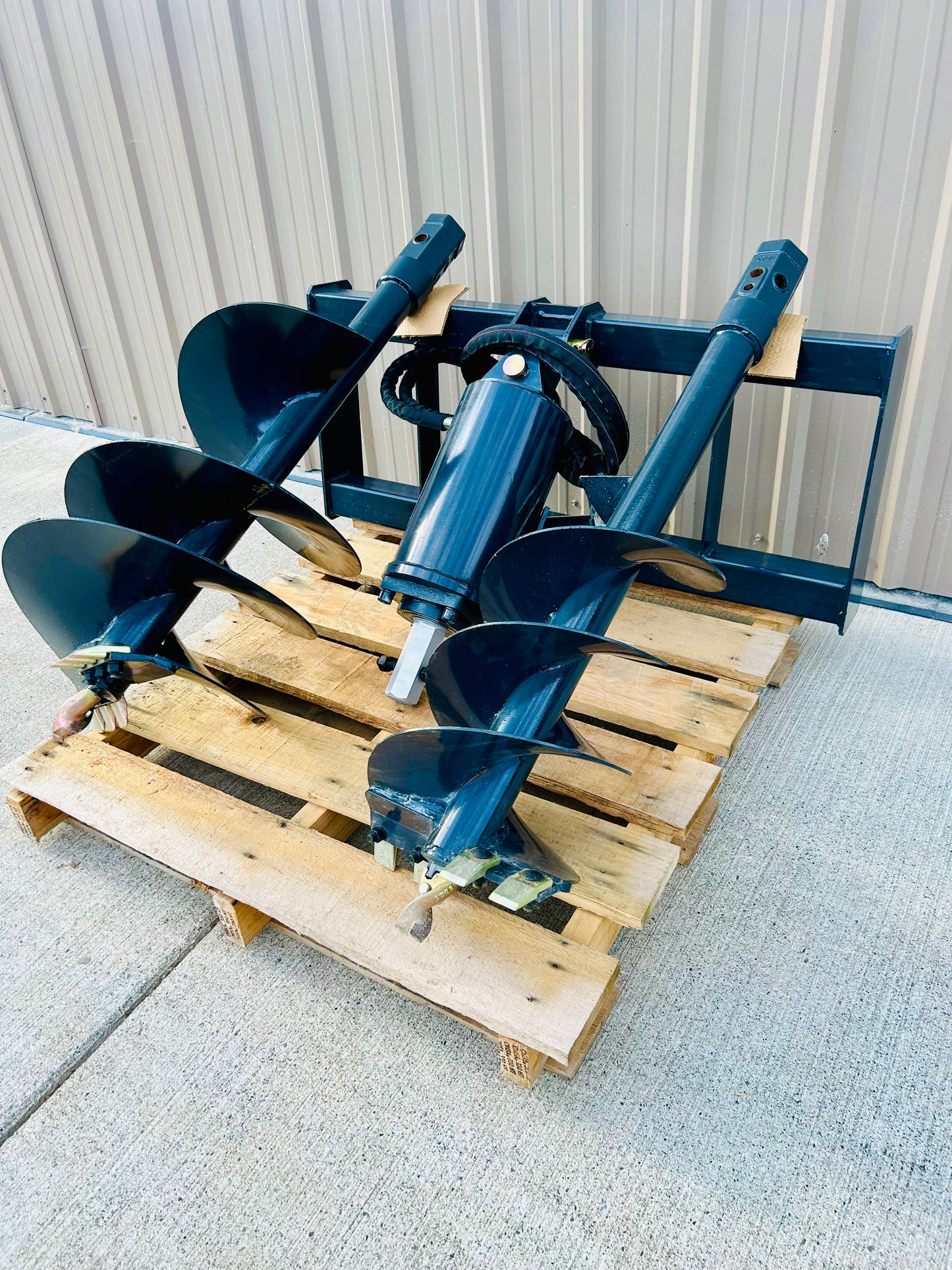 New Skid Steer Auger with 12” and 18” Bit