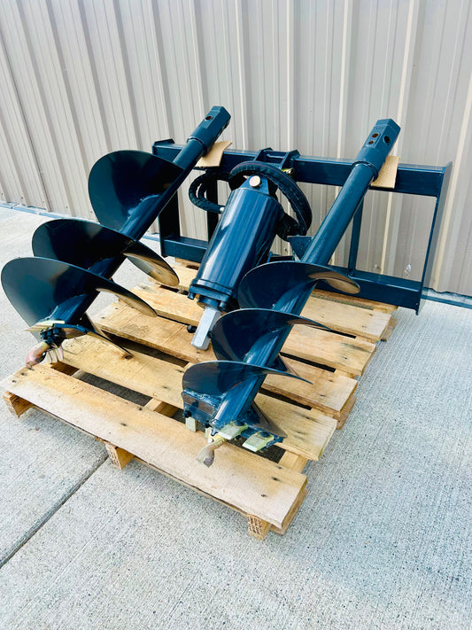 New Skid Steer Auger with 12” and 18” Bit