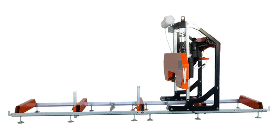 New 30" Portable Sawmill, 14 HP Kohler Engine, 28" Board Width, 12' Log Length, 14.5' Track Bed