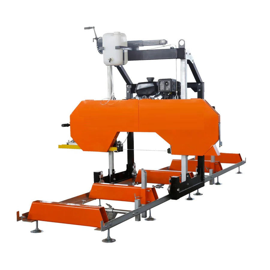 New 26" Portable Sawmill, 14 HP Kohler Engine, 21" Board Width, 11' Log Length, 14' Track Bed