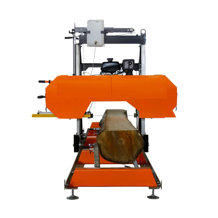 New 26" Portable Sawmill, 14 HP Kohler Engine, 21" Board Width, 11' Log Length, 14' Track Bed
