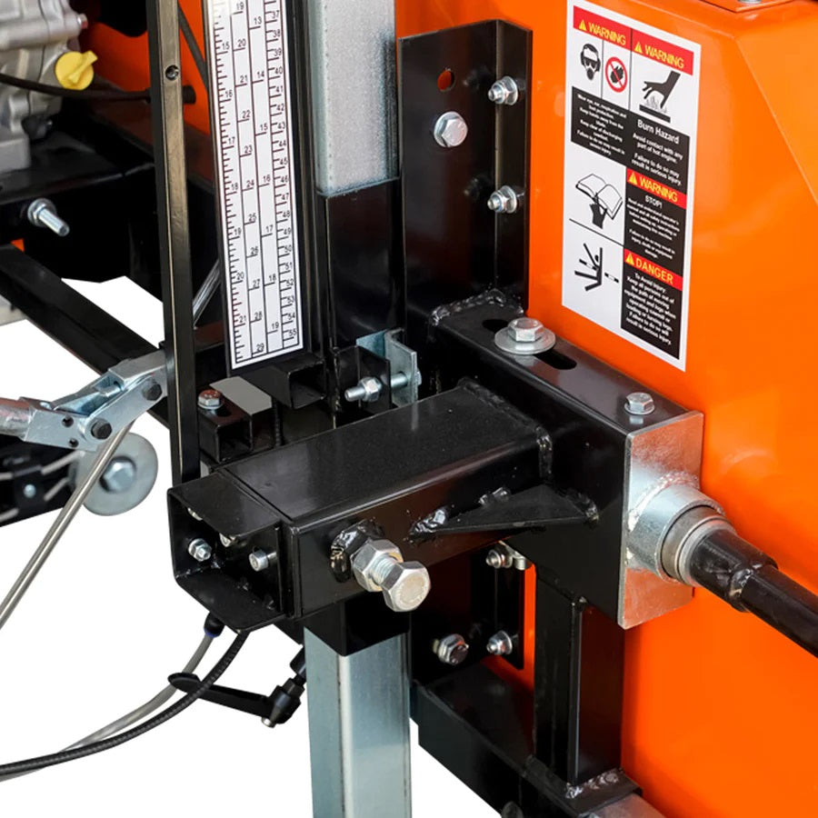 New 27" Portable Sawmill, 14 HP Kohler Gas Engine, 21" Board Width, 12' Log Length, 14-1/2' Track Bed