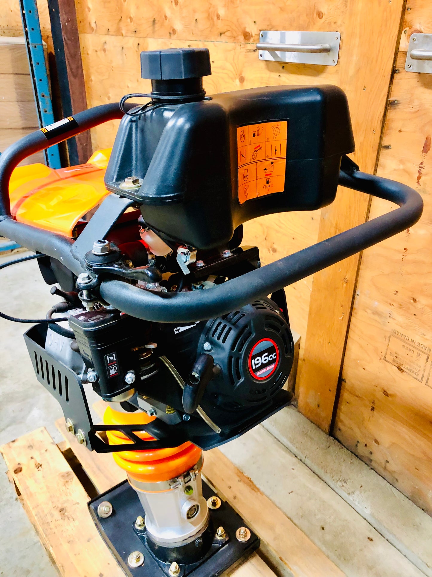 New 2250-lb Jumping Jack Tamping Rammer Compactor, 26” Compaction Depth, Asphalt, Cohesive & Granular Soils
