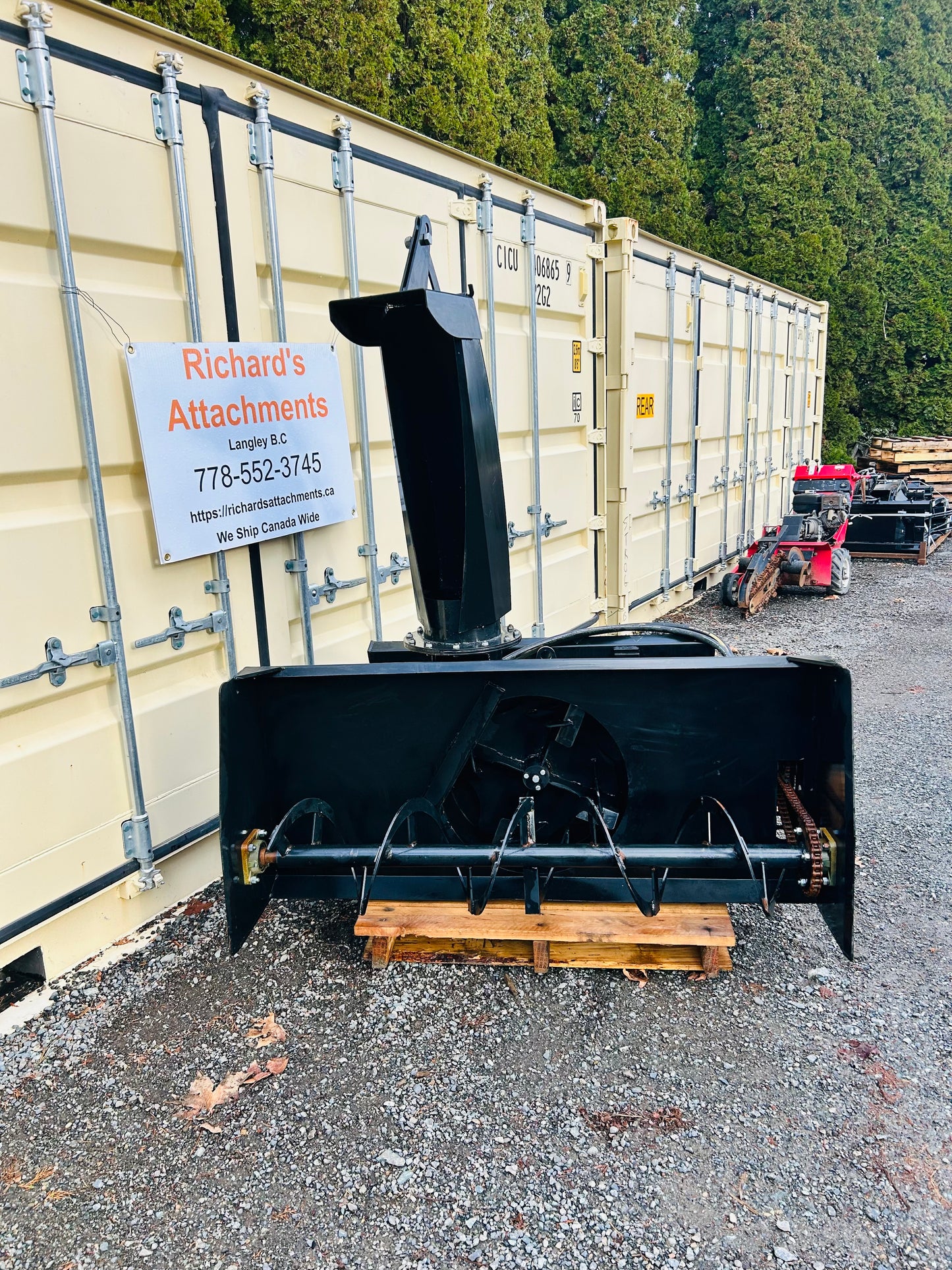 New TOPCAT 62” Skid Steer Hydraulic Snow Blower