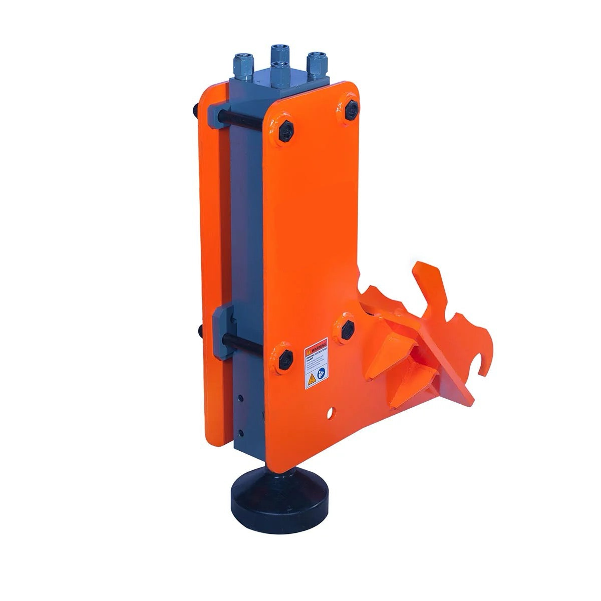 New Premium Excavator Hydraulic Post Pounder, 700 Ft-lb Energy Class, 500-900 BPM, 8” Post Capacity, 4-7 Ton Excavator