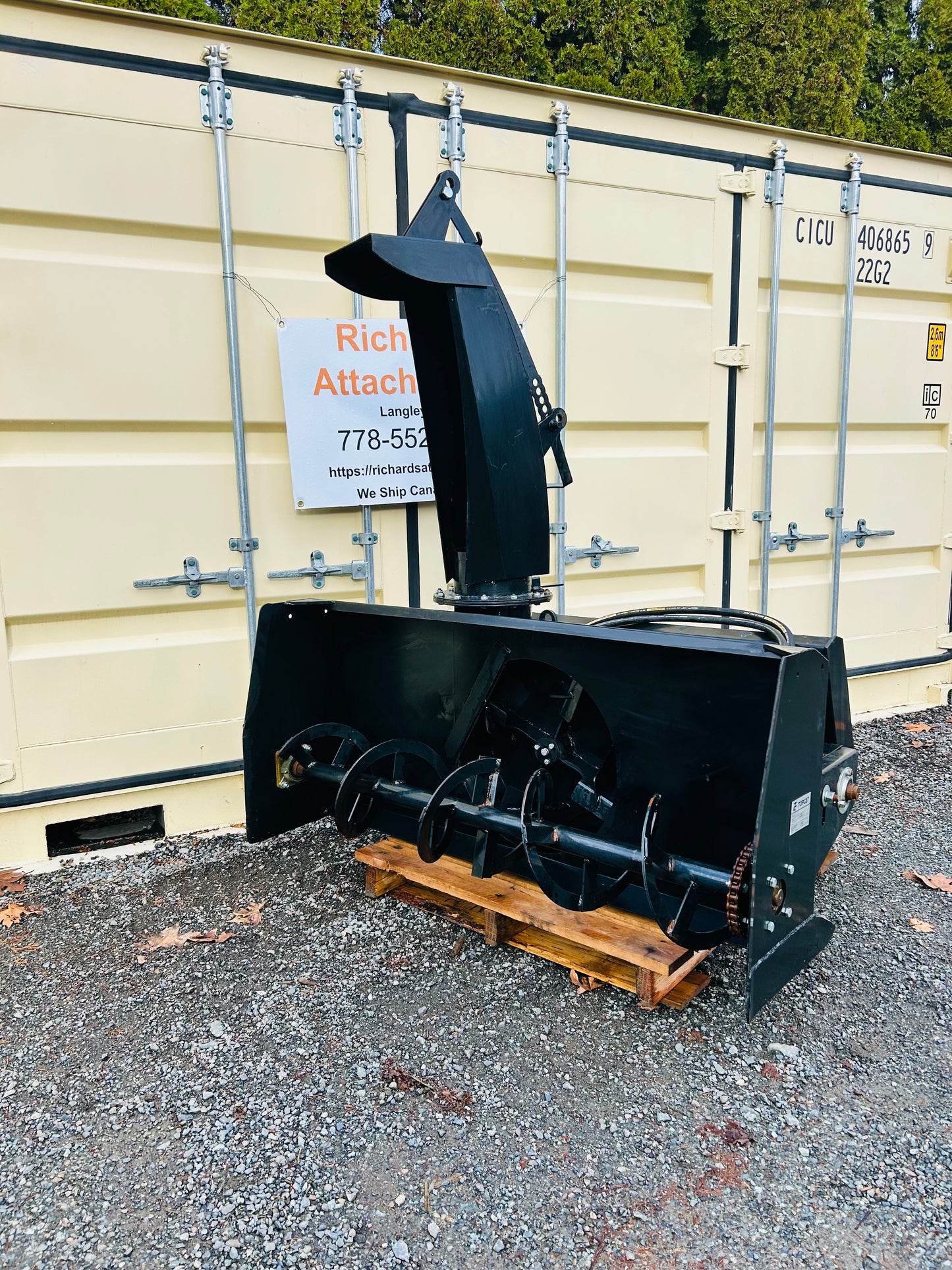 New TOPCAT 62” Skid Steer Hydraulic Snow Blower