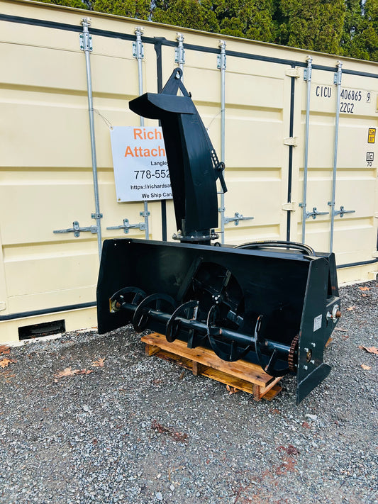 New TOPCAT 62” Skid Steer Hydraulic Snow Blower