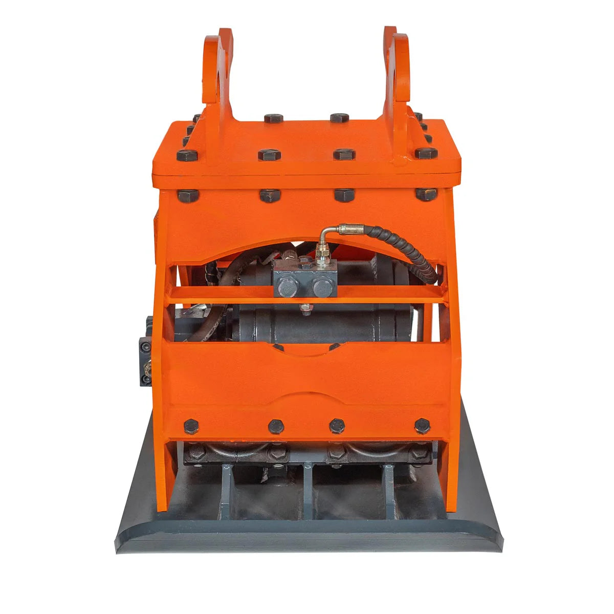 New Premium 11,000-lb Hydraulic Plate Compactor, 4-7 Ton Excavator Weight, 39” Compact Capacity