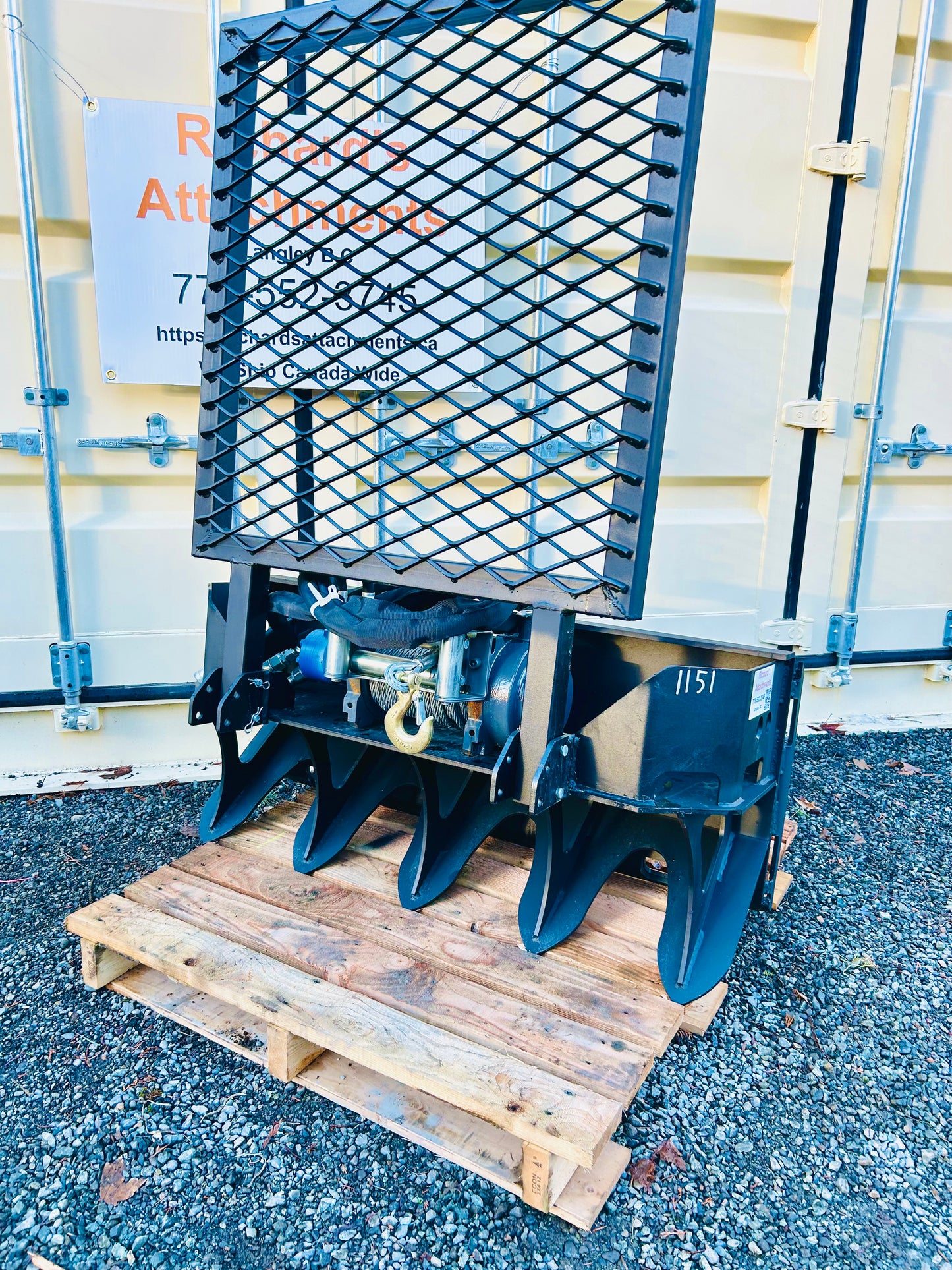 New 3 Ton Skid Steer Forestry Winch