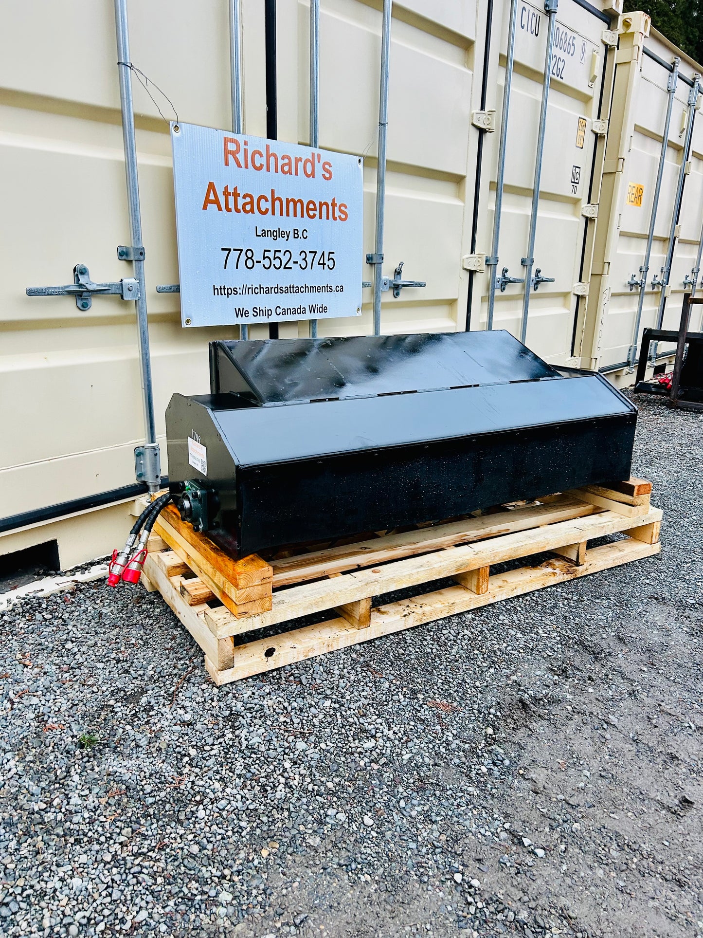 New GY D-XGJ 57” Skid Steer Hydraulic Rotary Tiller