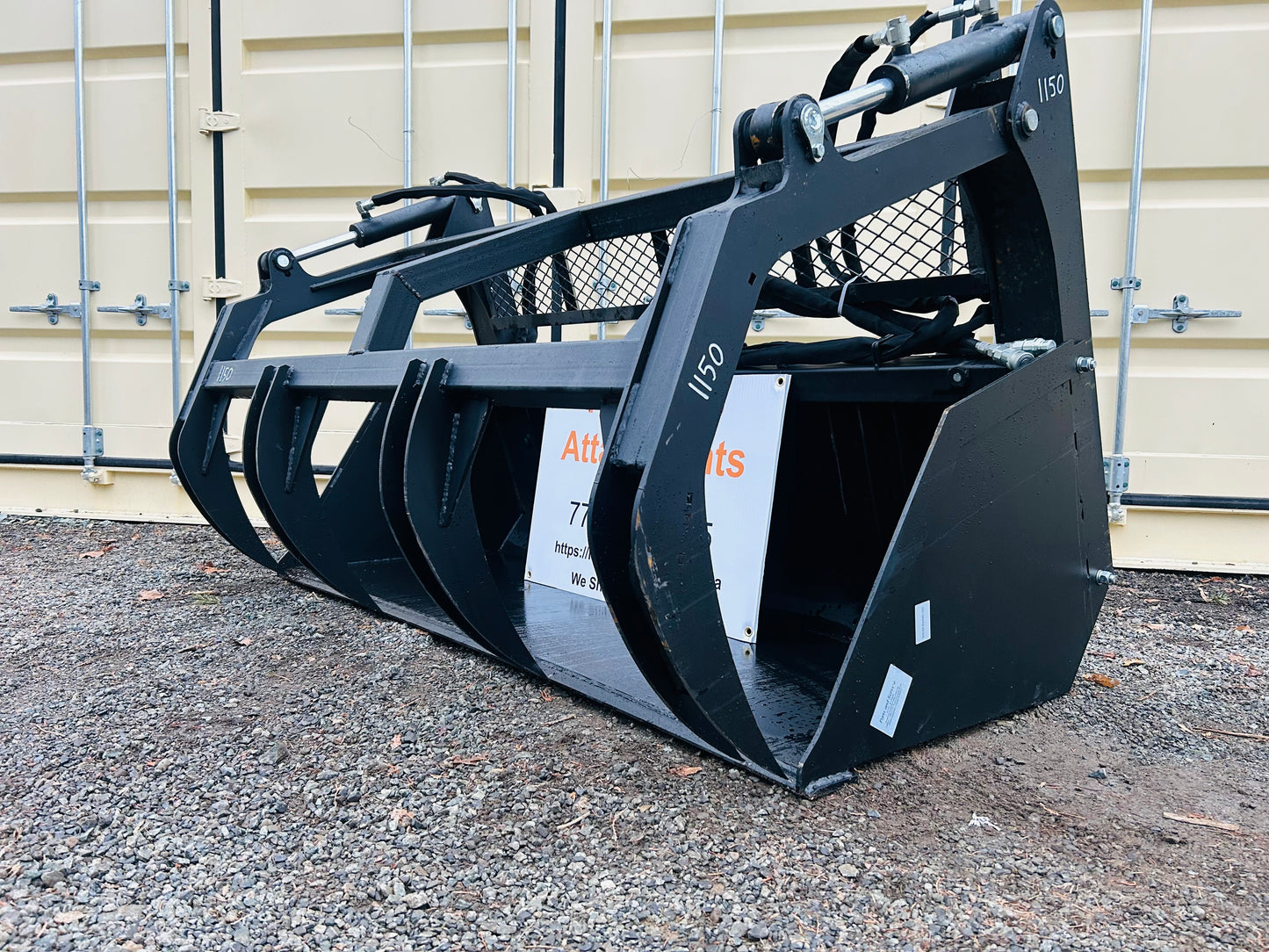 New 82'' Skid Steer Grapple Bucket