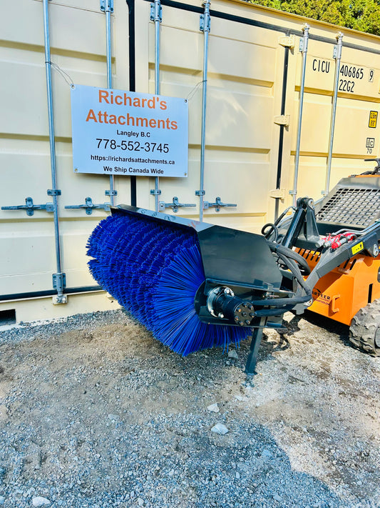 New Mini Skid Steer Hydraulic Angle Broom