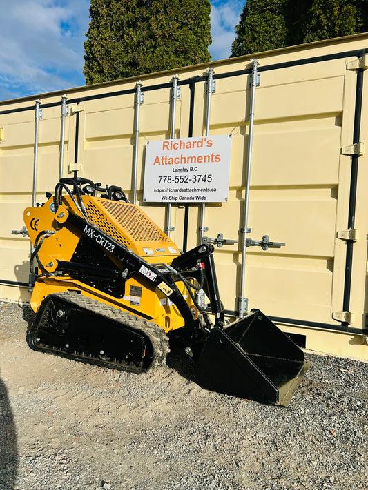 New MX-CRT23 Mini Skid Steer Track Loader
