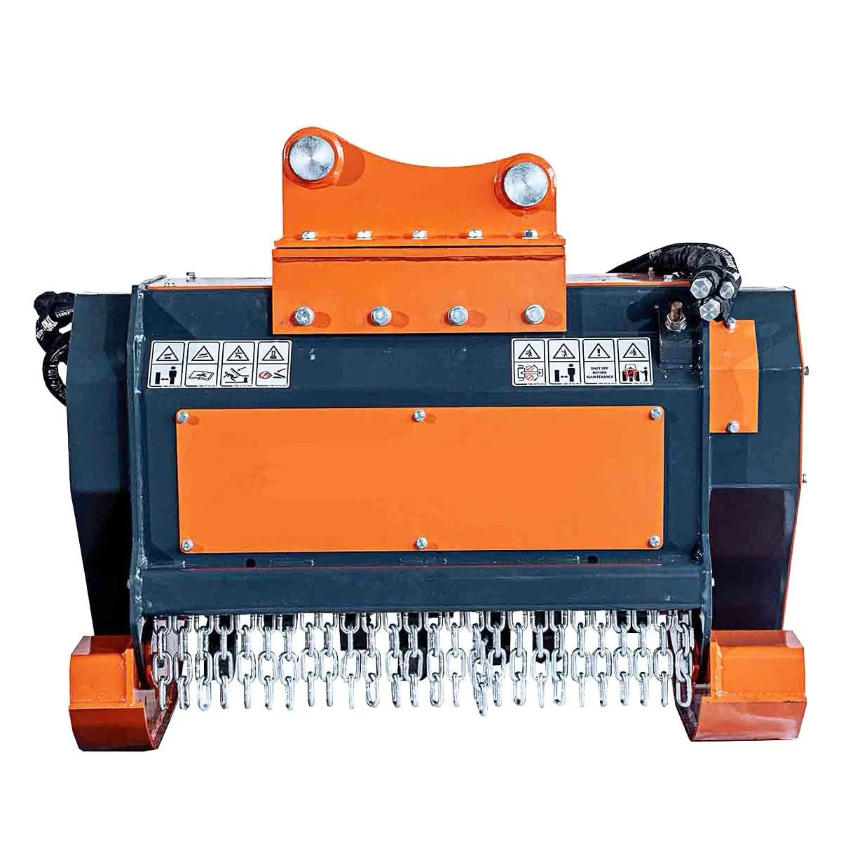 New Premium 30” Excavator Forestry Brush Mulcher, 6-10 Ton Carrier, 4” Dia. Cutting Capacity, Hydraulic Piston Motor