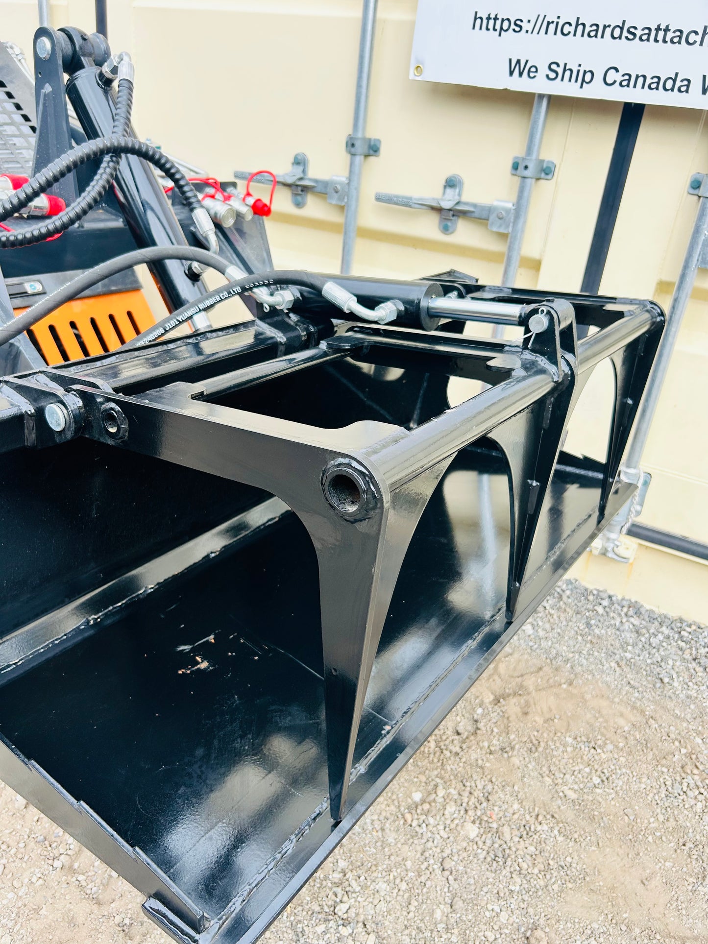 New Mini Skid Steer Solid Bottom Grapple