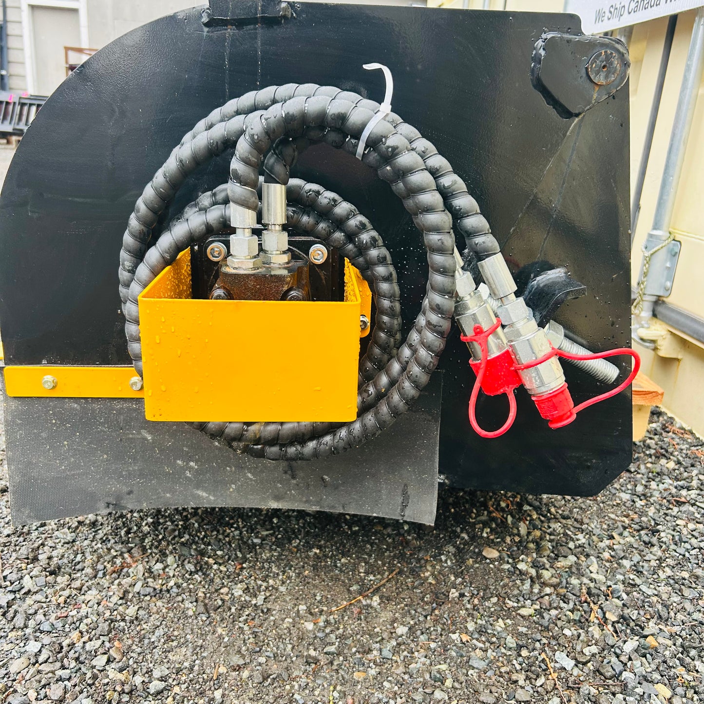 $2250 New 72” Skid Steer Pickup Broom Sweeper Bucket - SBGY72