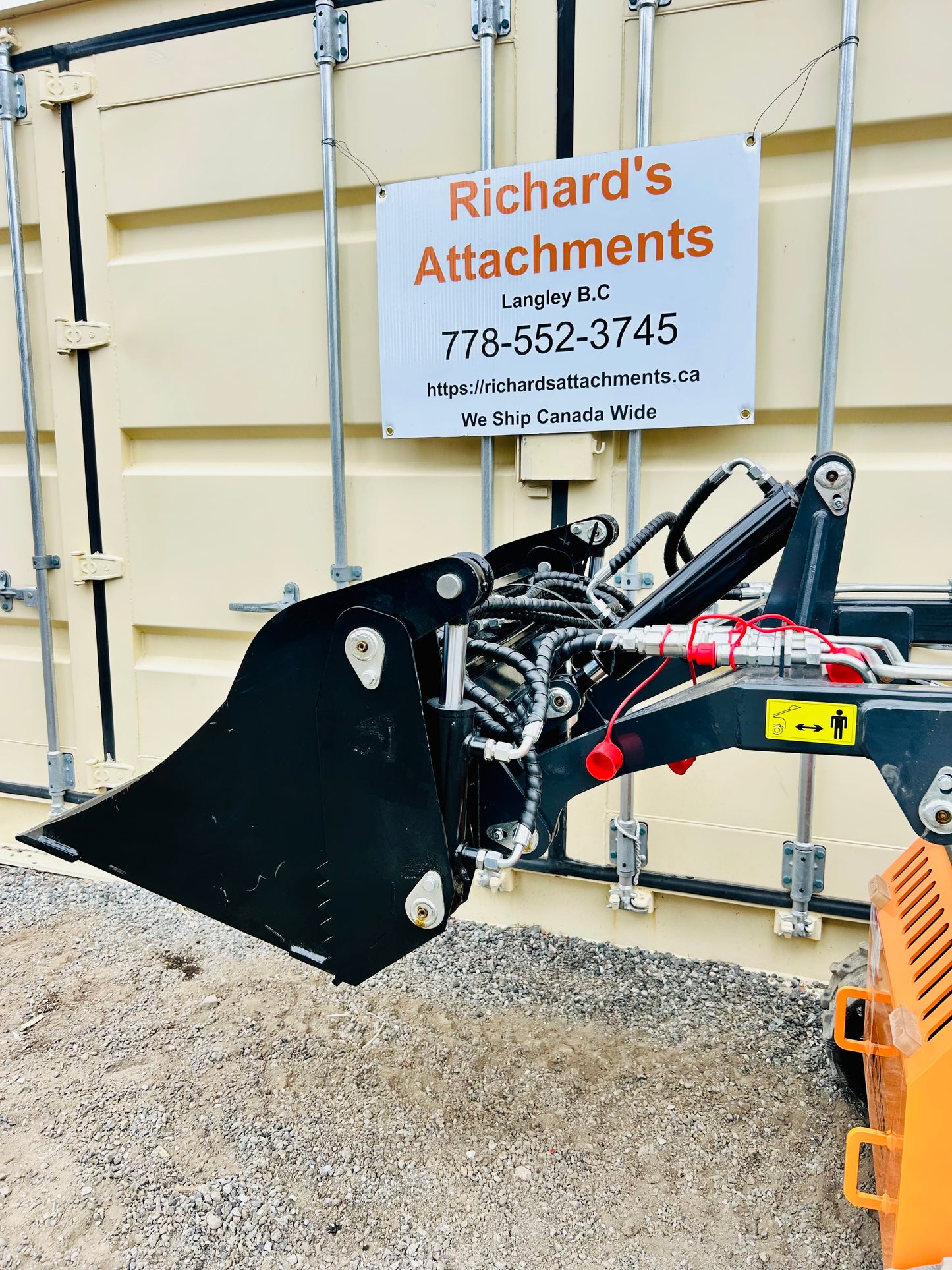 New 39” Mini Skid Steer Hydraulic 4in1 Bucket