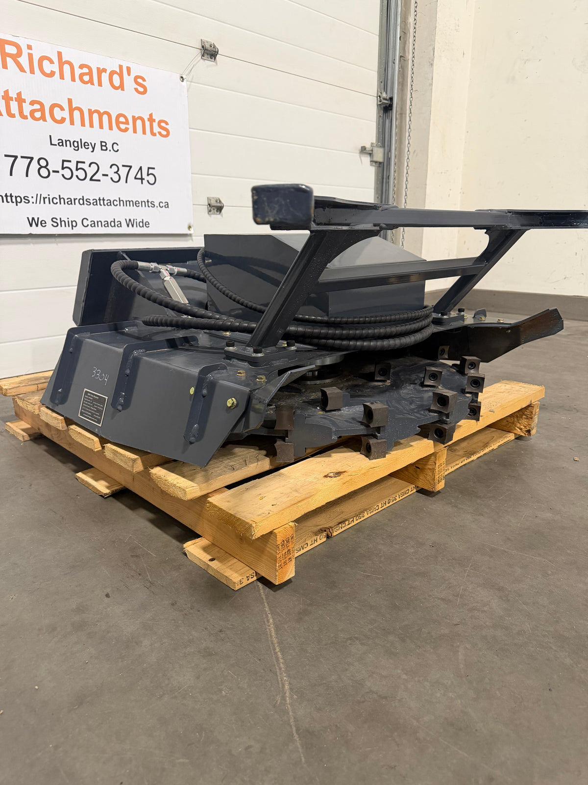 New Mini Skid Steer Disc Mulcher GY-MDM50