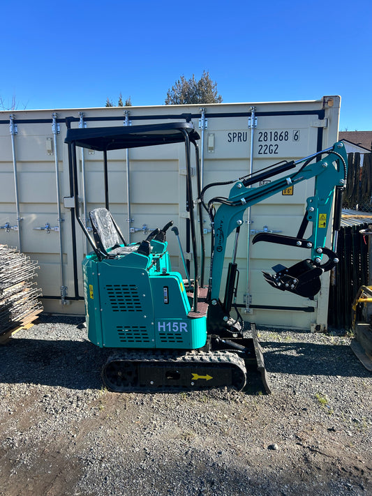 New H15R Mini Excavator 15 HP Gas