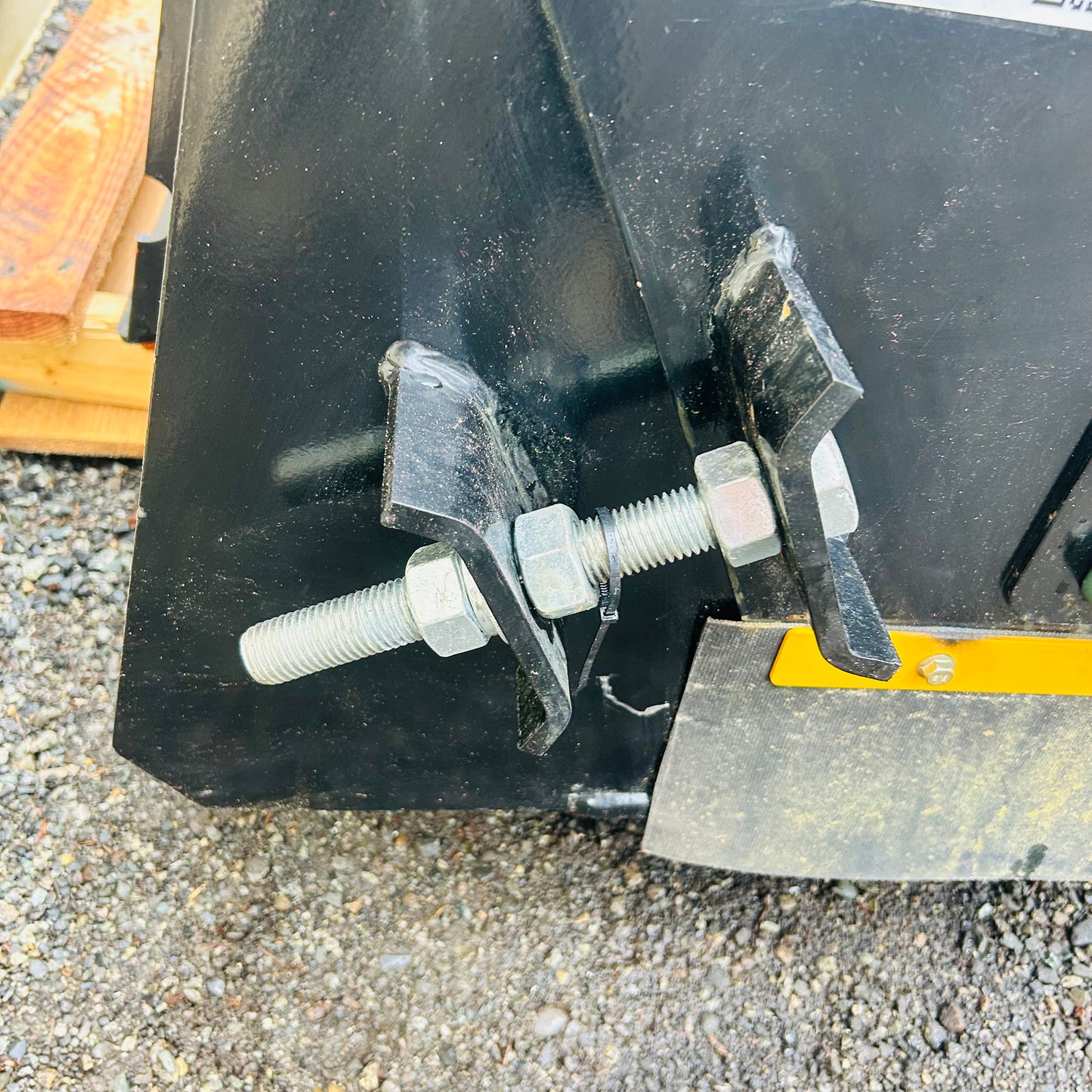 $2250 New 72” Skid Steer Pickup Broom Sweeper Bucket - SBGY72
