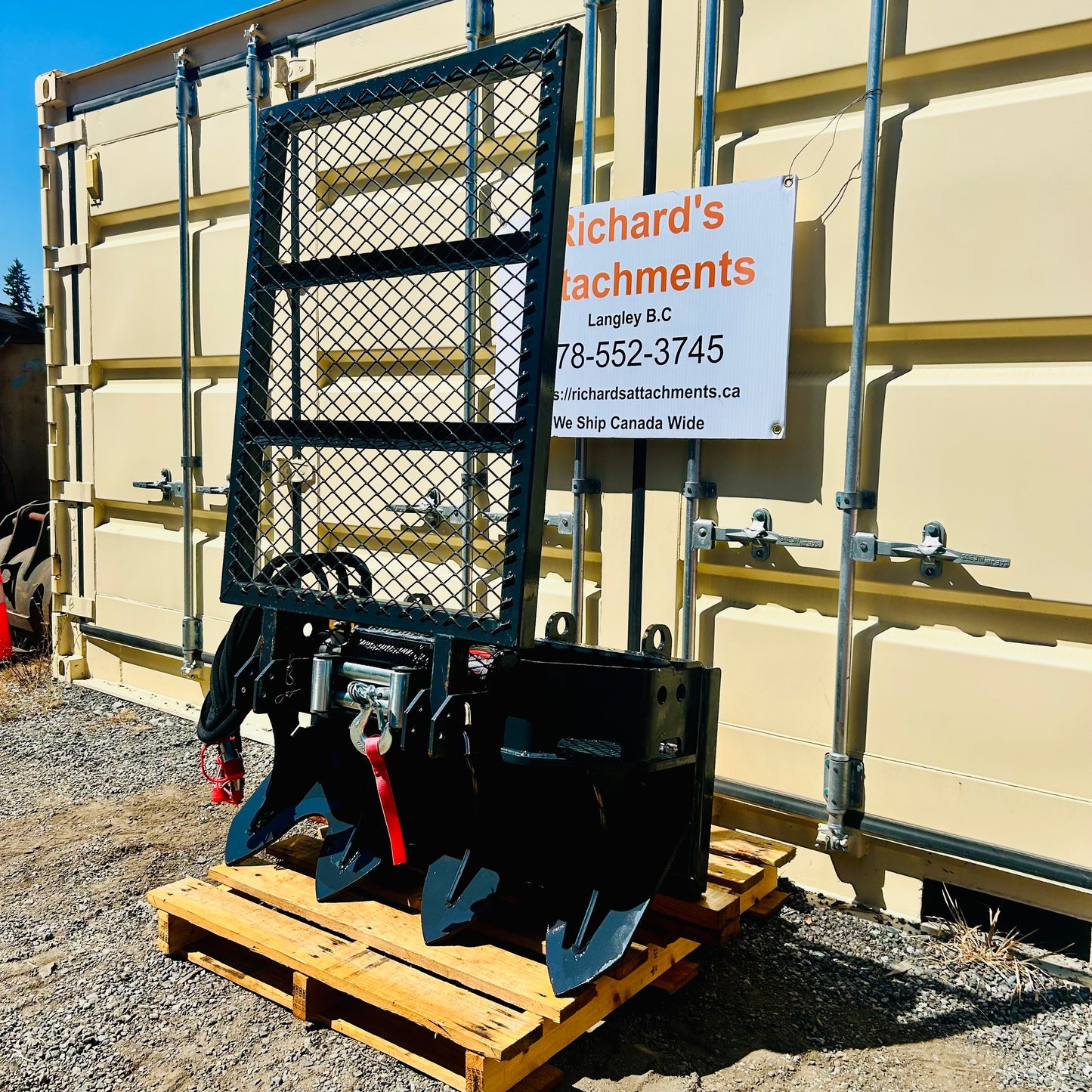 New 15,000 lbs Skid Steer Hydraulic Winch