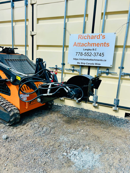 New Mini Skid Steer Hydraulic Stump Grinder