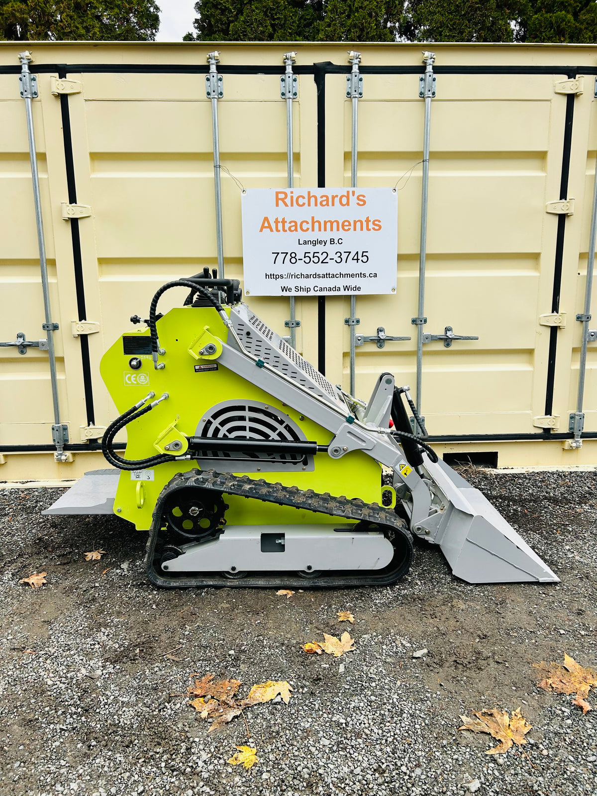 New SV480 Tracked Mini Compact Skid Steer Loader
