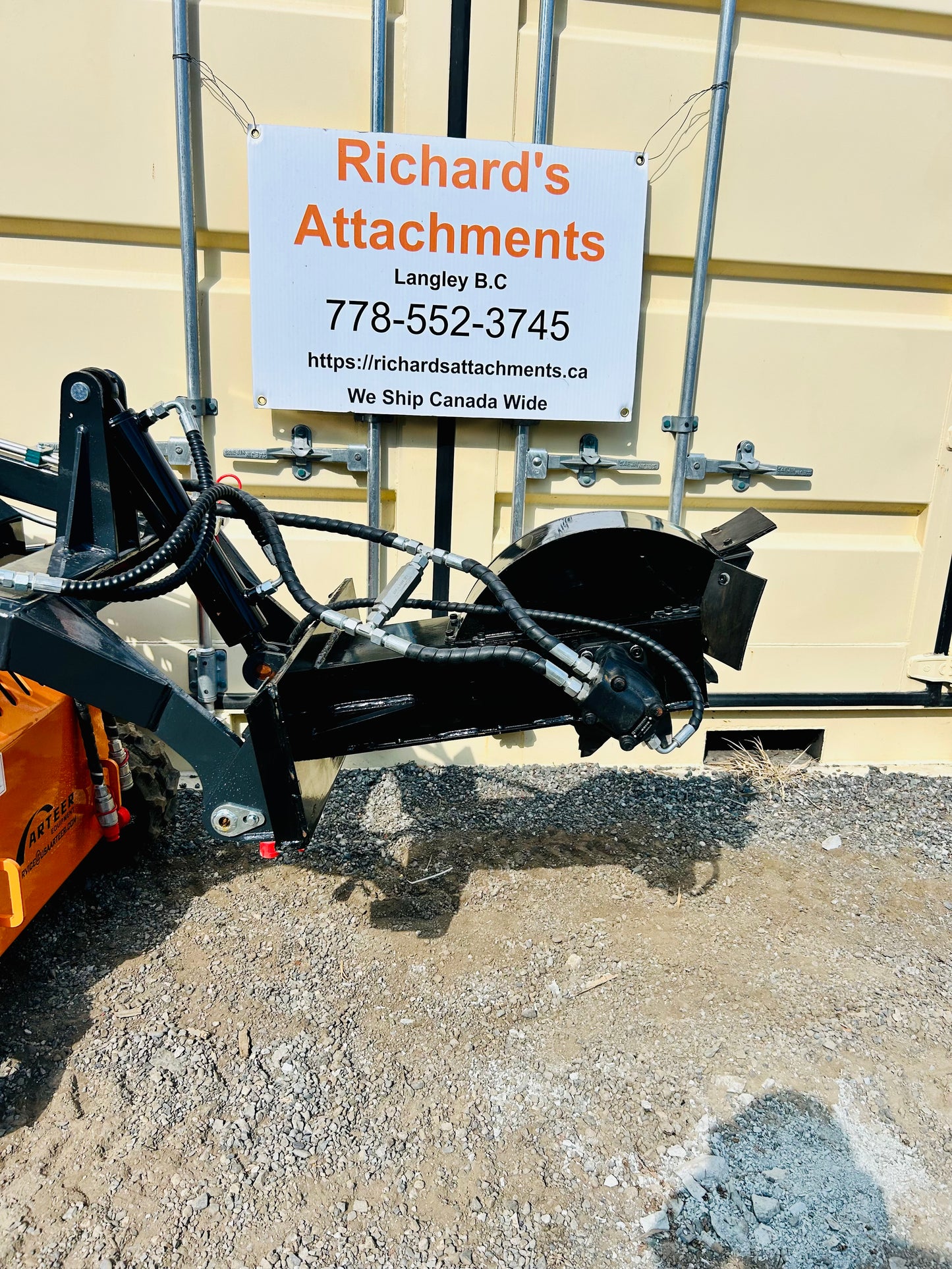 New Mini Skid Steer Hydraulic Stump Grinder