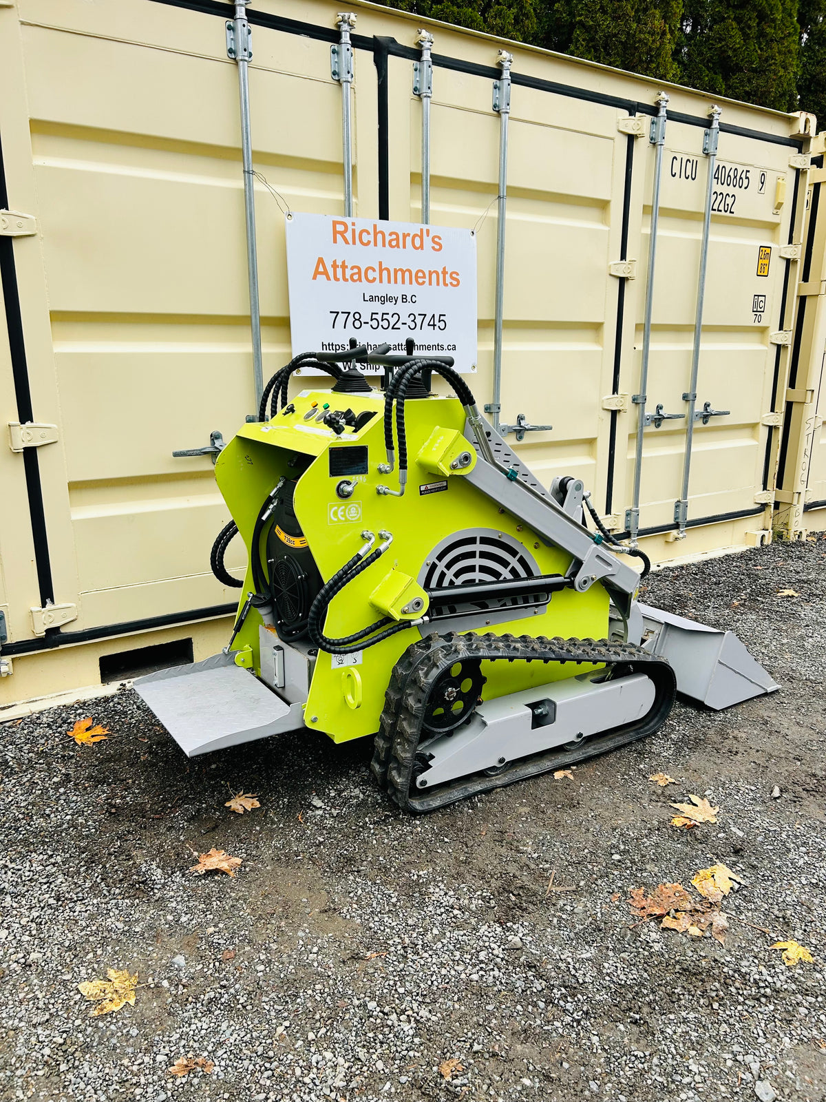 New SV480 Tracked Mini Compact Skid Steer Loader