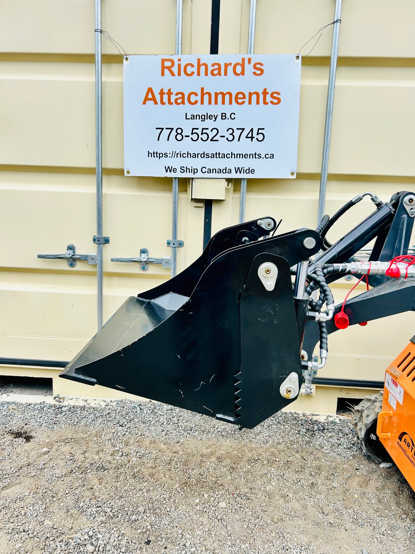 New 39” Mini Skid Steer Hydraulic 4in1 Bucket