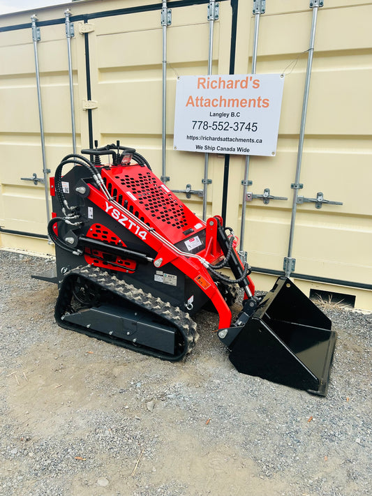New YSZT14 Tracked Mini Compact Track Loader / Skid Steer Loader