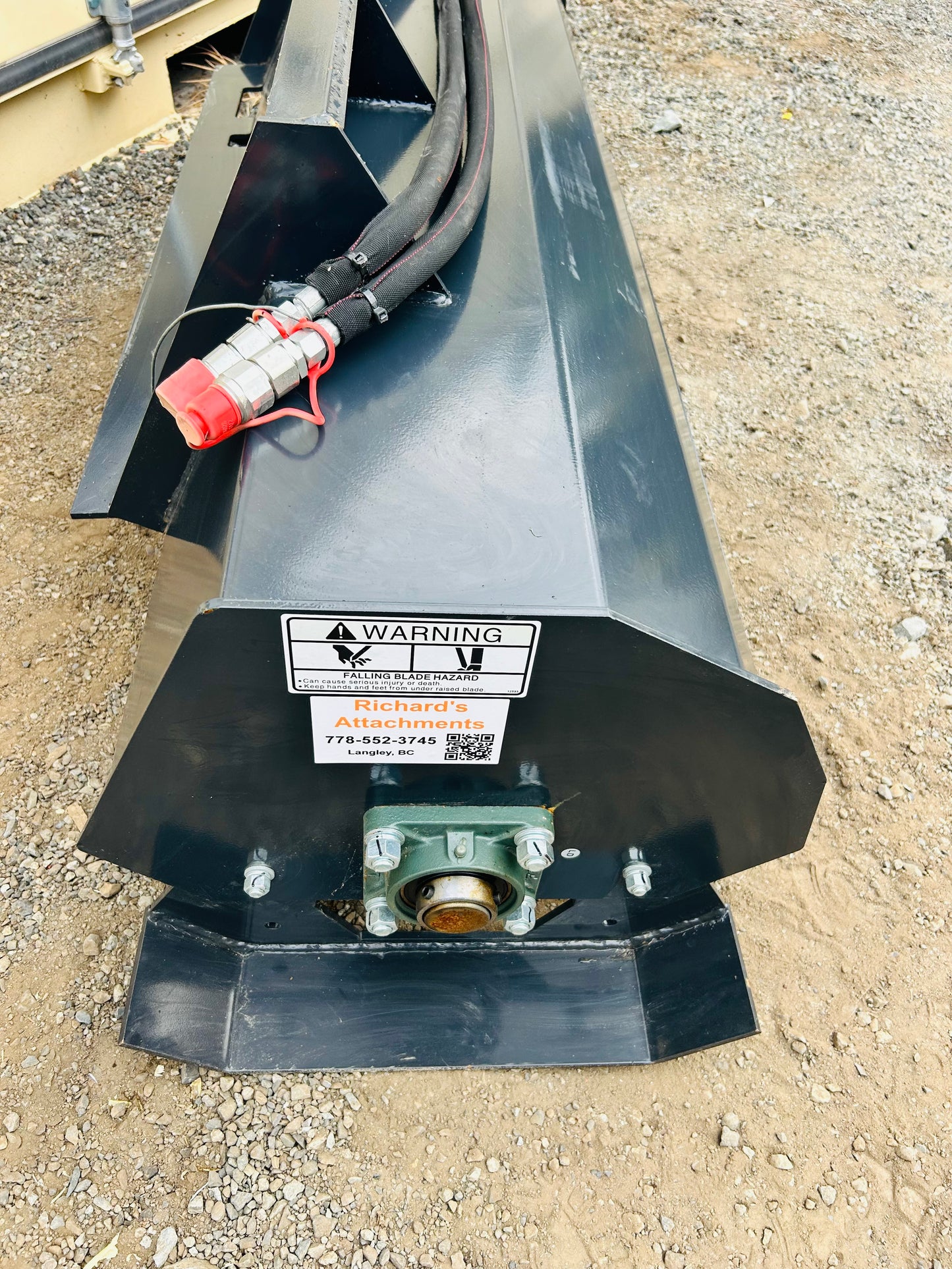 $1999 New 72” Skid Steer Hydraulic Tiller, Standard Flow