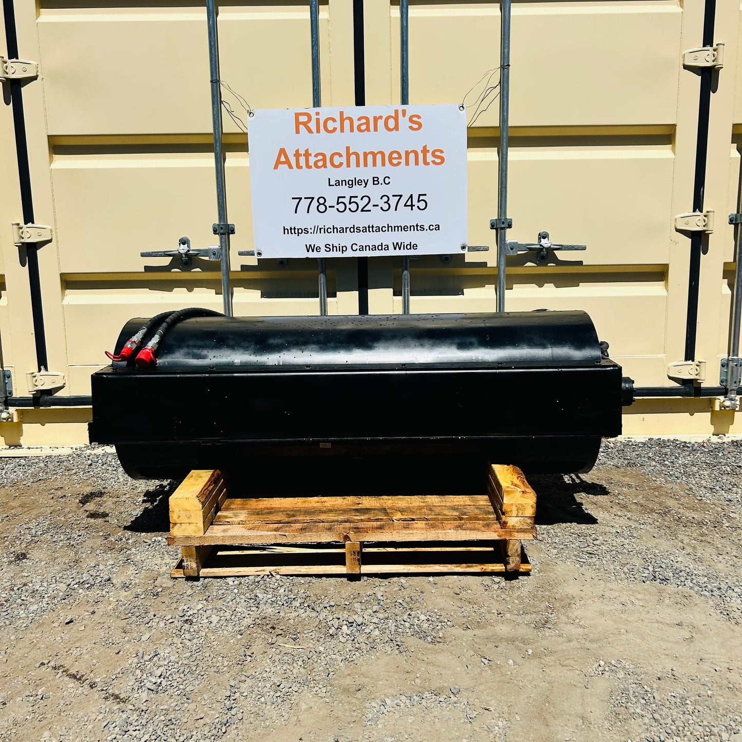 $2400 New VR59 Skid Steer 59” Smooth Vibratory Roller / Compactor