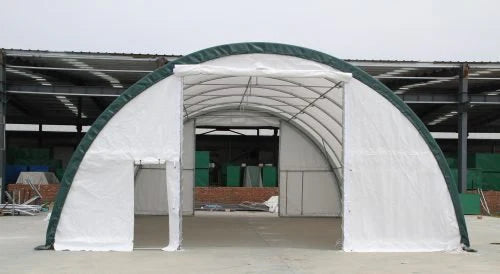 30′ Wide Galvanized Steel Storage Shelter – S Model Single Truss Building for Industrial & Farm Use