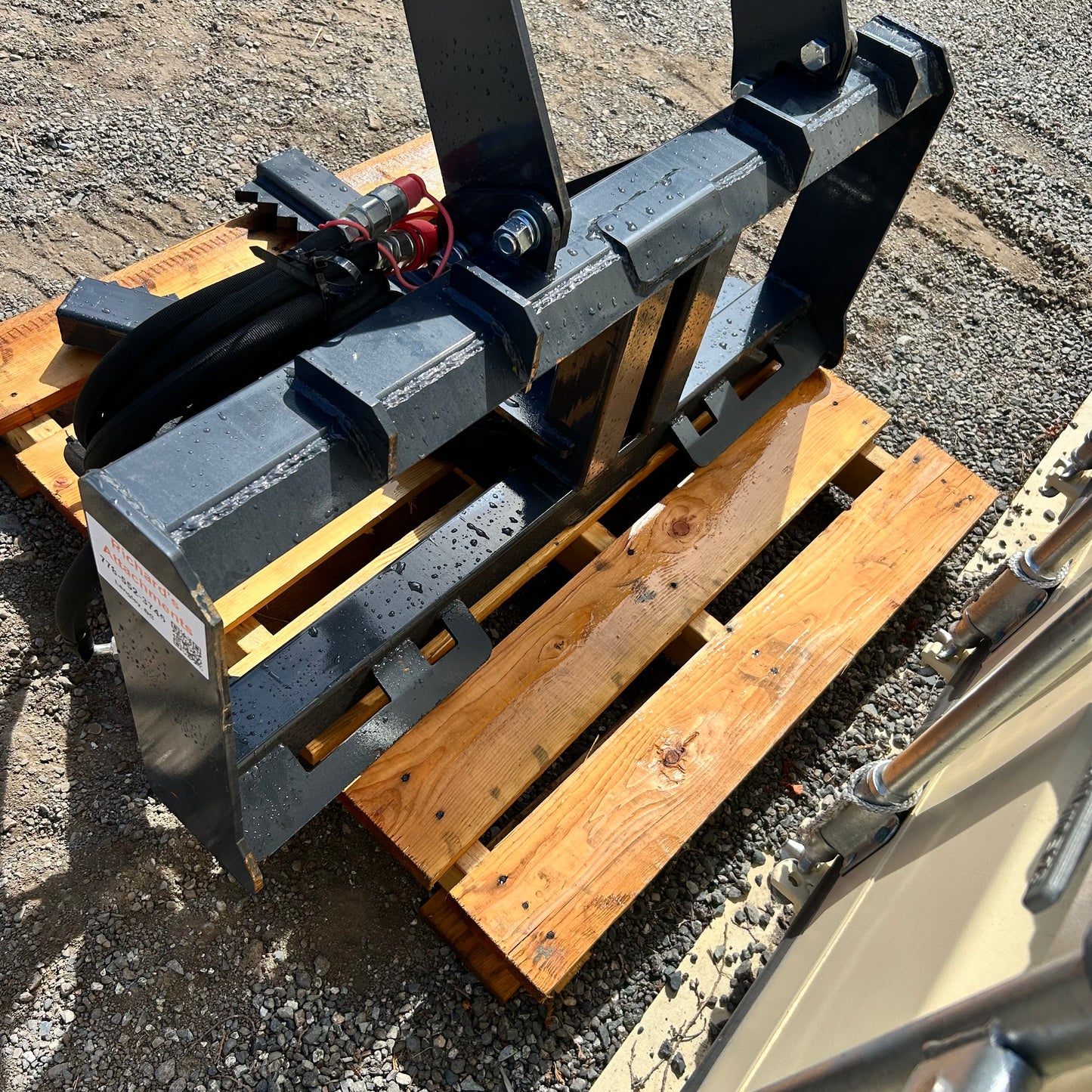 $1650 New Skid Steer Post Puller / Tree Puller