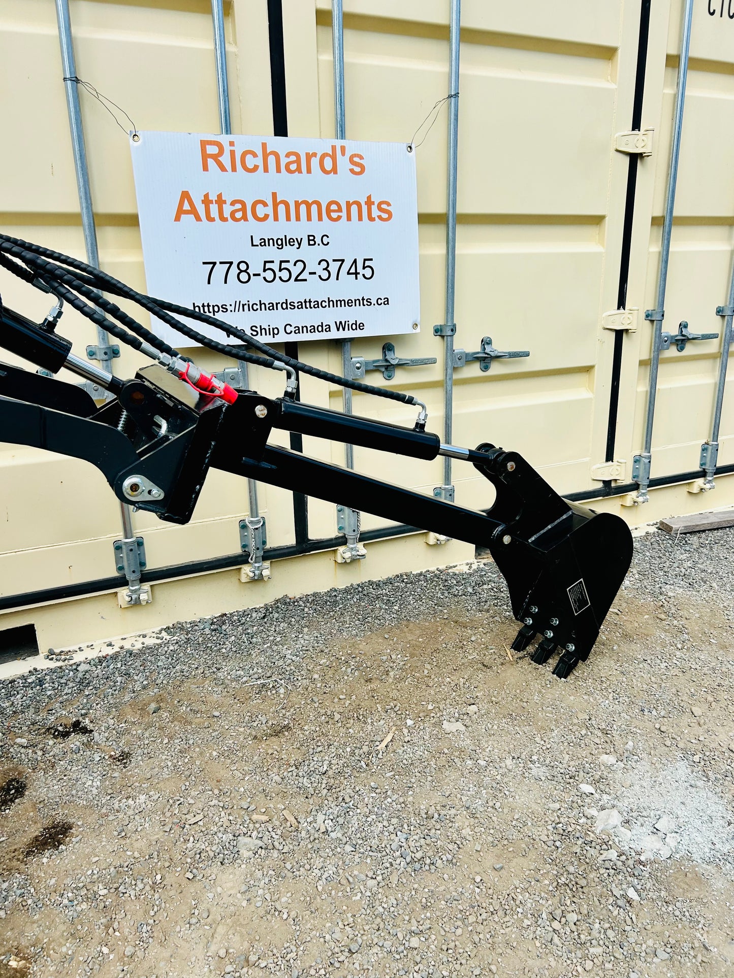 New Mini Skid Steer Backhoe Arm