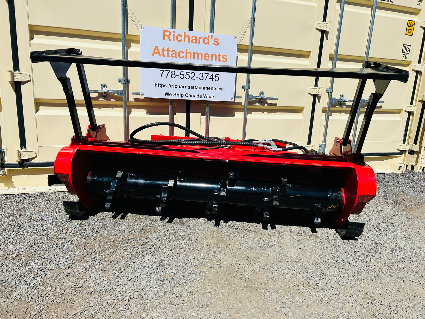 New 72” Skid Steer Standard Flow Mulcher