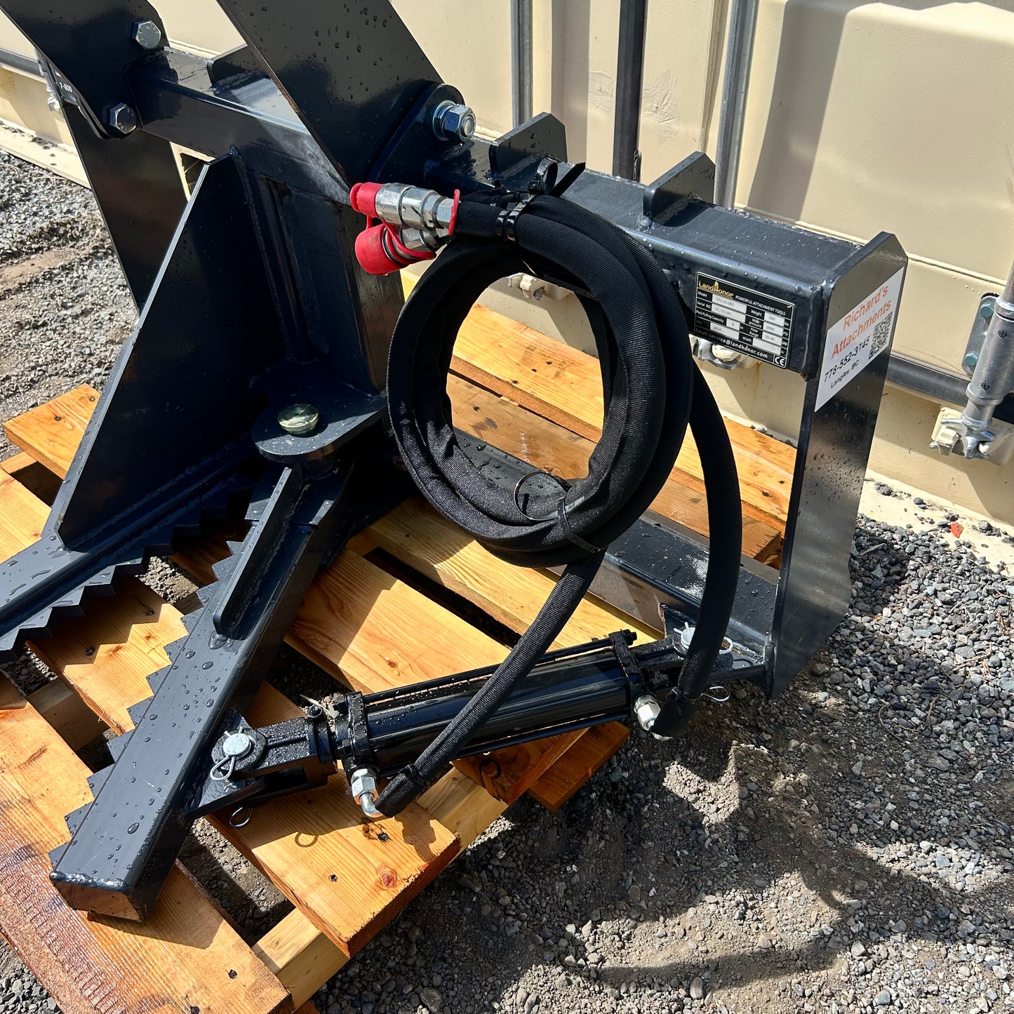 $1650 New Skid Steer Post Puller / Tree Puller