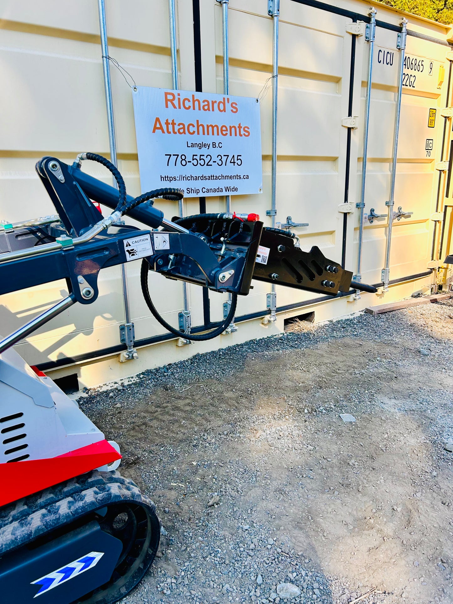 New Mini Skid Steer Hydraulic Hammer / Hydraulic Breaker