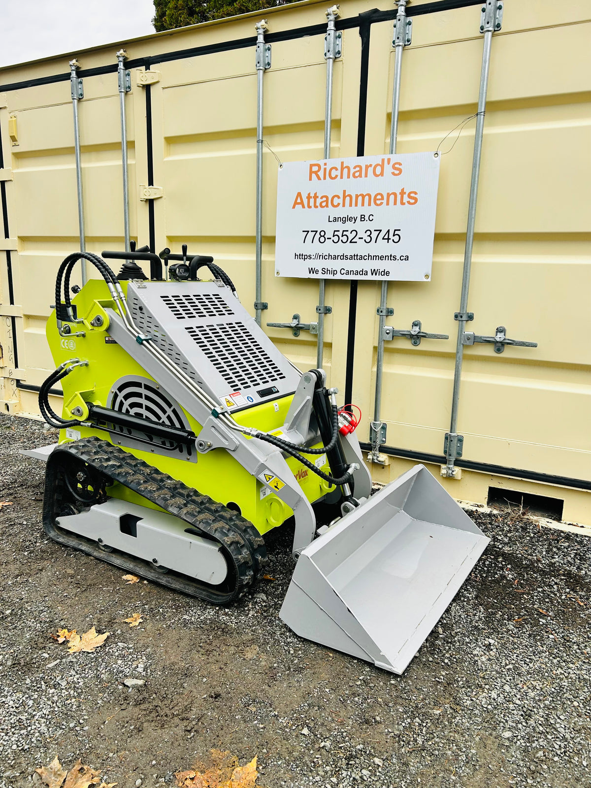 New SV480 Tracked Mini Compact Skid Steer Loader