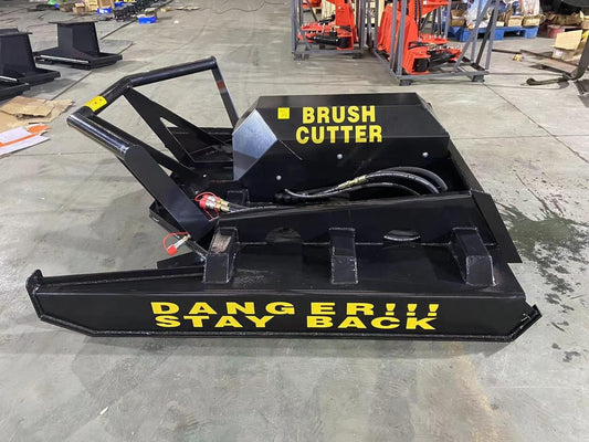 New 72 '' Extreme Duty Skid Steer Brush Cutter, 4 blade