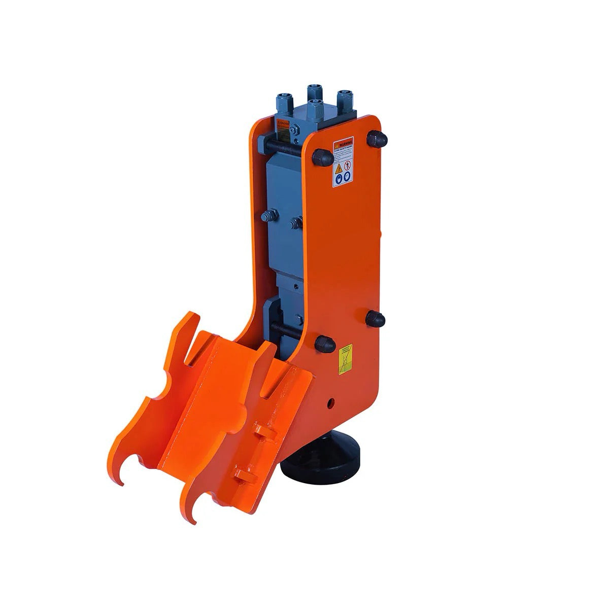 New Premium Excavator Hydraulic Post Pounder, 700 Ft-lb Energy Class, 500-900 BPM, 8” Post Capacity, 4-7 Ton Excavator