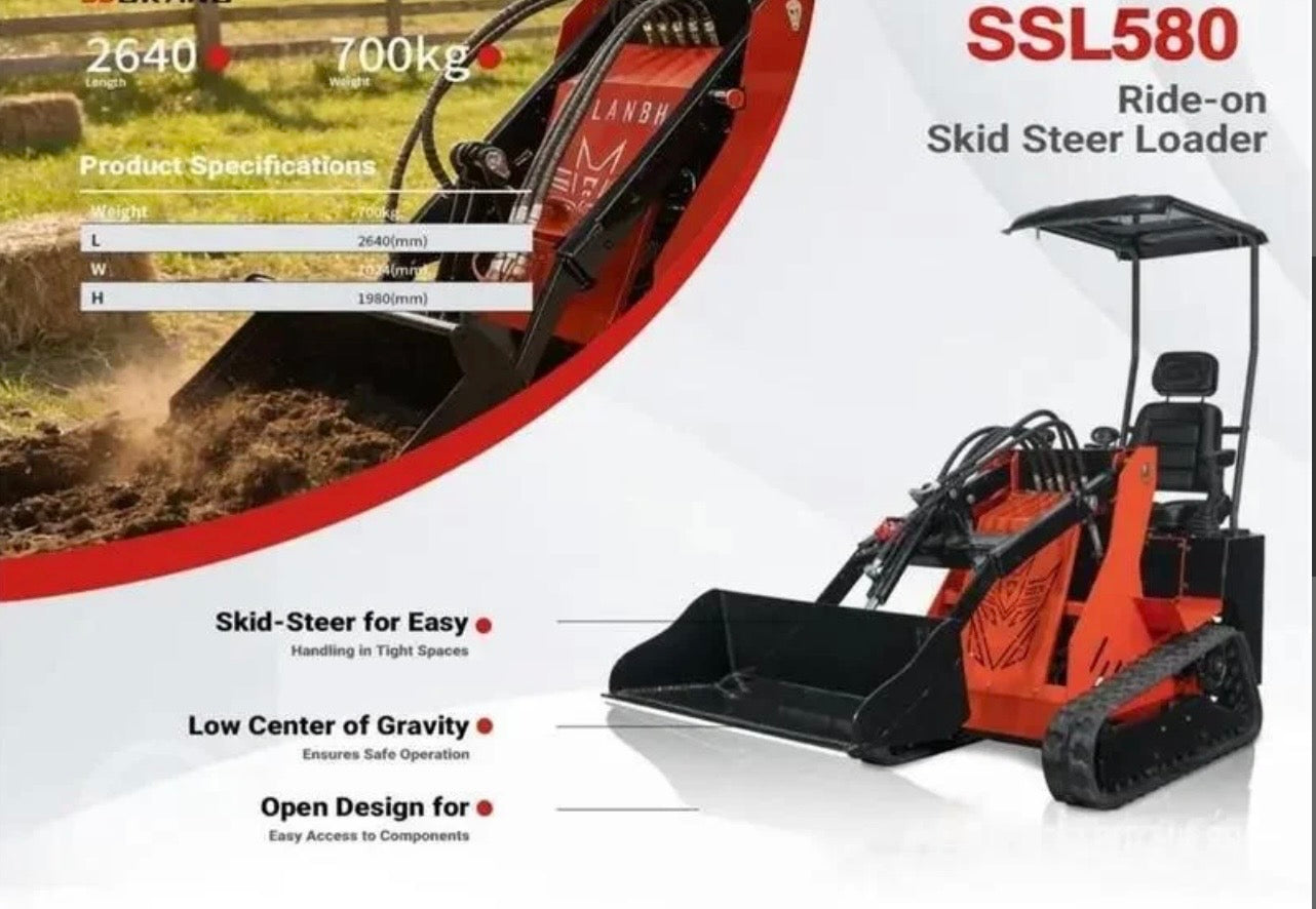 New SSL580 Sit Down Track Loader