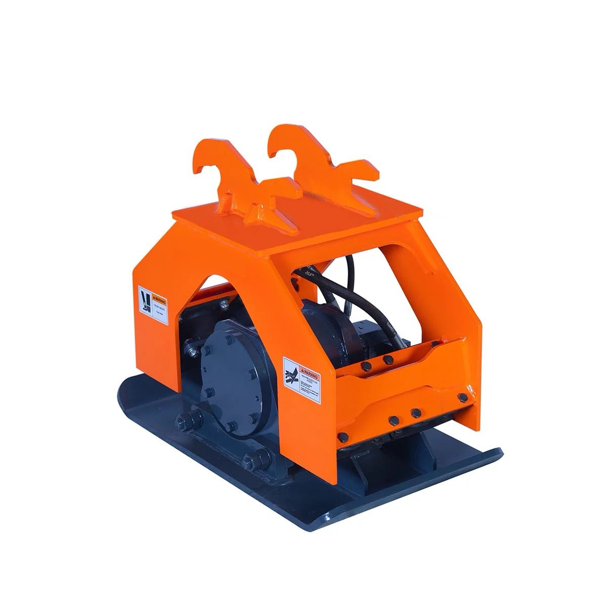 New Premium 8,800-lb Hydraulic Plate Compactor, 2-4 Ton Excavator Weight, 19” Compact Capacity