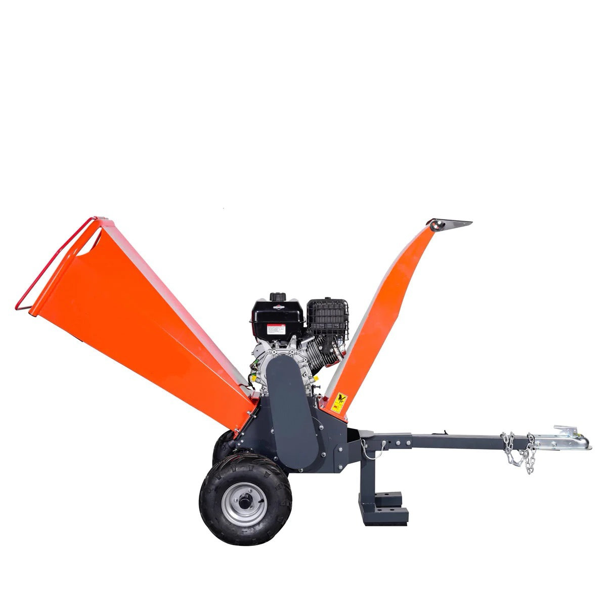 New Premium 4-3/4” Wood Chipper Powered by 13.5 HP Briggs & Stratton Engine, ATV Tow-Behind