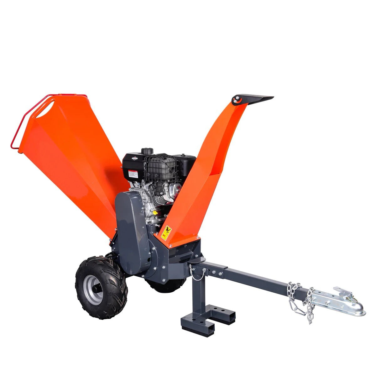 New Premium 4-3/4” Wood Chipper Powered by 13.5 HP Briggs & Stratton Engine, ATV Tow-Behind