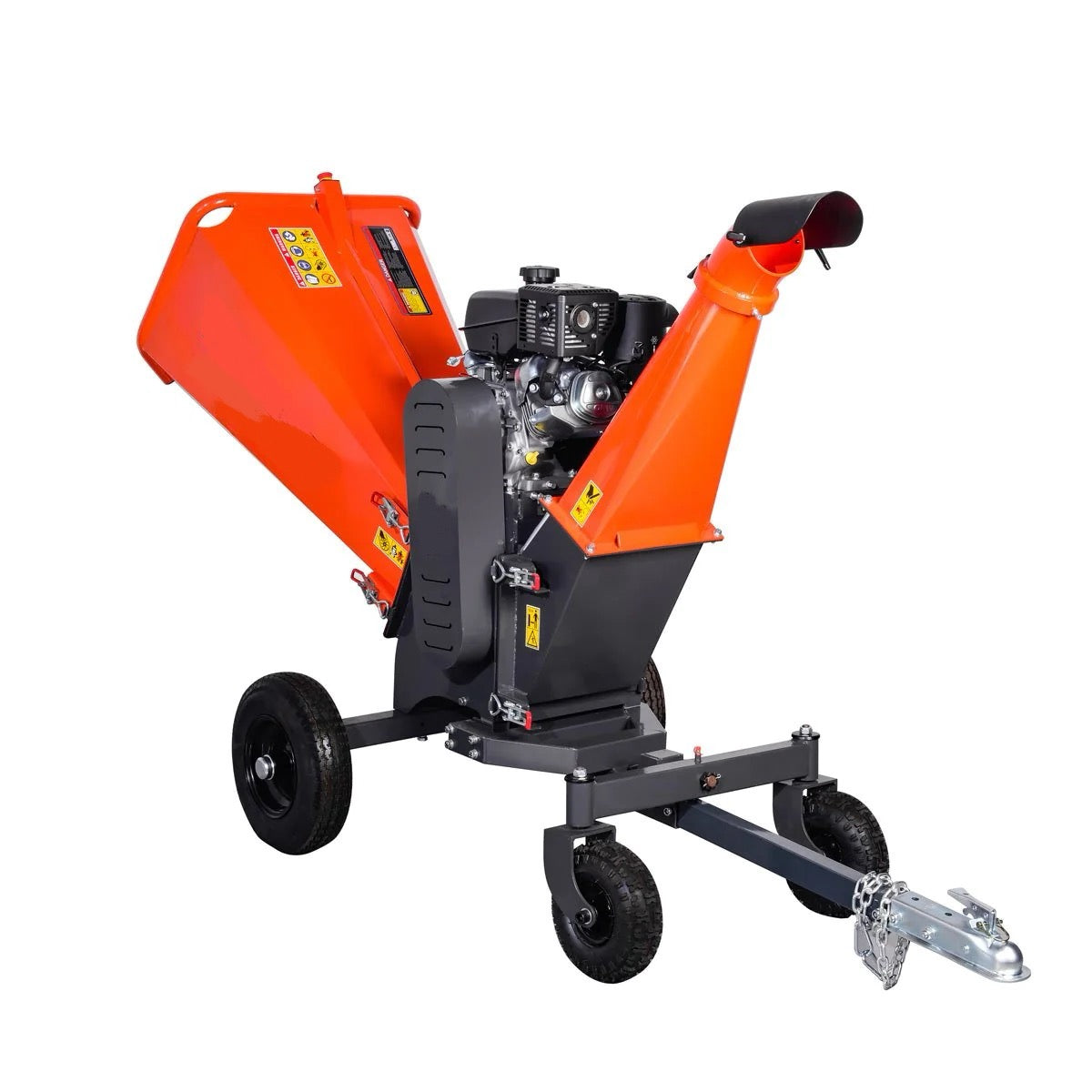 New Premium 6" Wood Chipper Powered by Kohler 14 HP Command Pro Series, ATV Tow-Behind