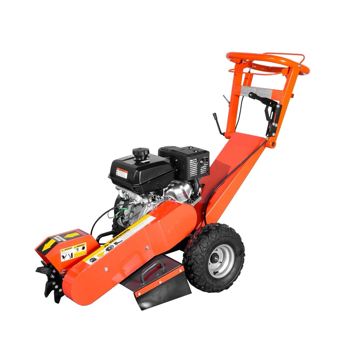 New Premium Walk-Behind Kohler Powered Stump Grinder, 9 Carbide Teeth, 24” Cutting Capacity