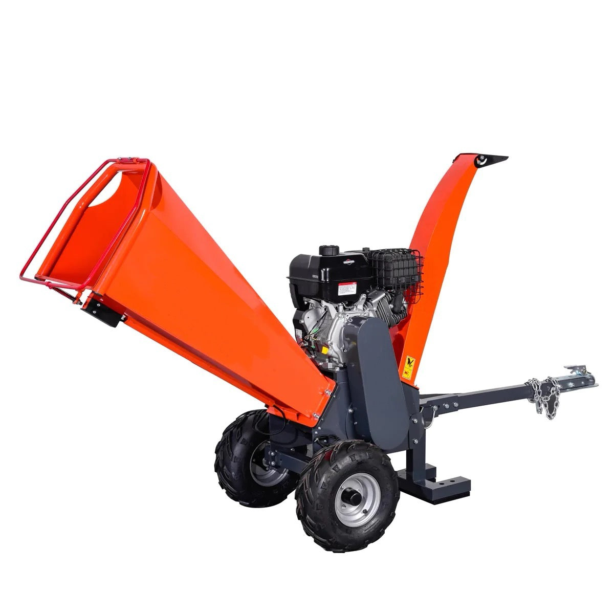 New Premium 4-3/4” Wood Chipper Powered by 13.5 HP Briggs & Stratton Engine, ATV Tow-Behind