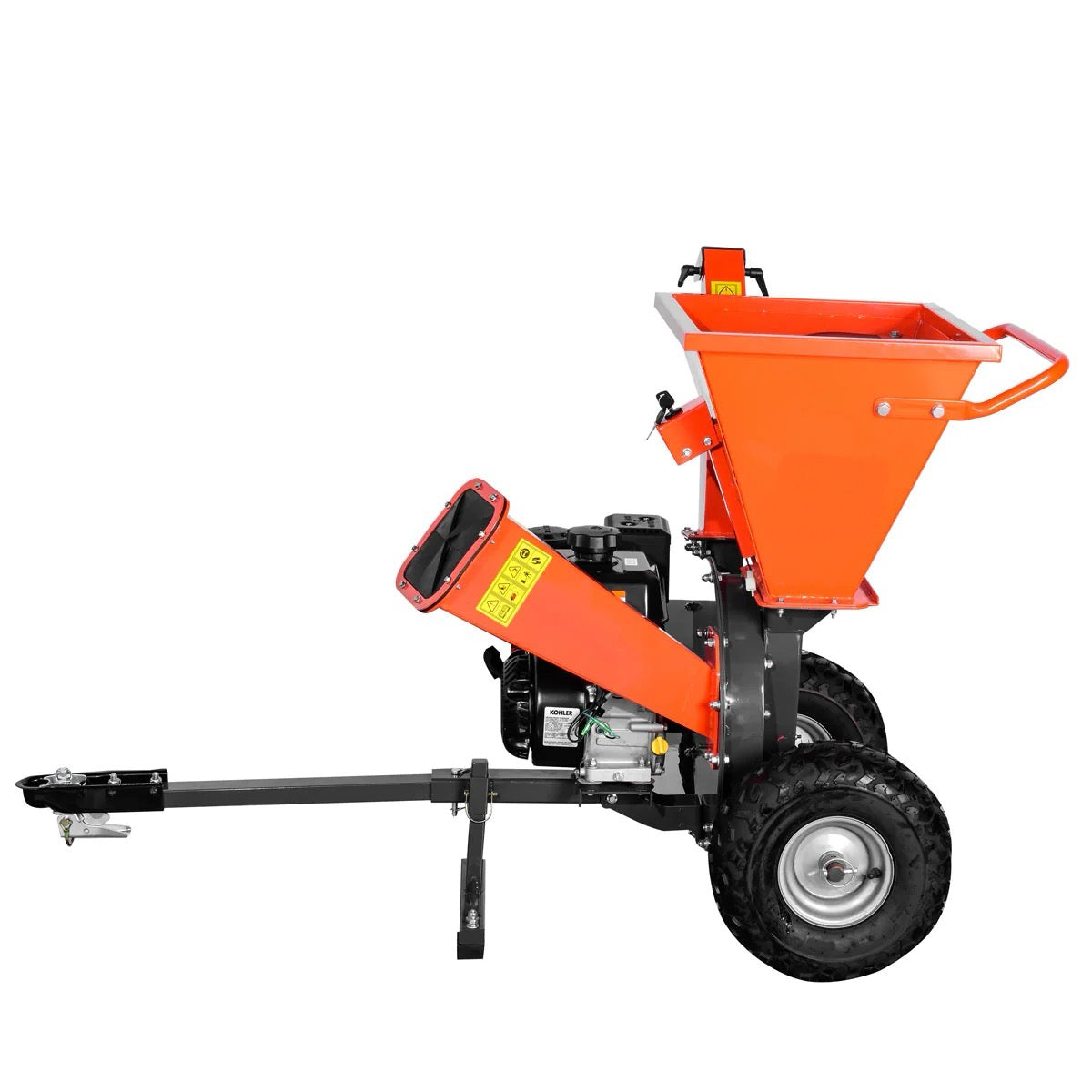 New Premium 3-in-1 3” Wood Chipper, Shredder & Vacuum, ATV Tow-Behind, 7 HP Kohler Engine, 6" Suction Port